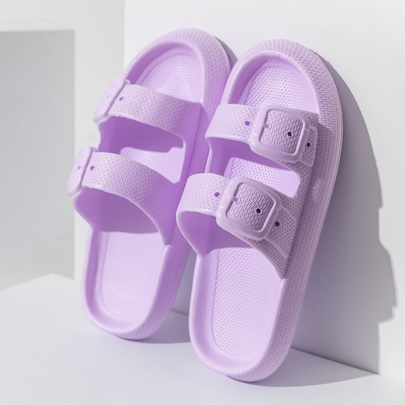Purple The Original Cloud Sandals™ with two adjustable straps, offering vibrant color and premium comfort for all-day wear.