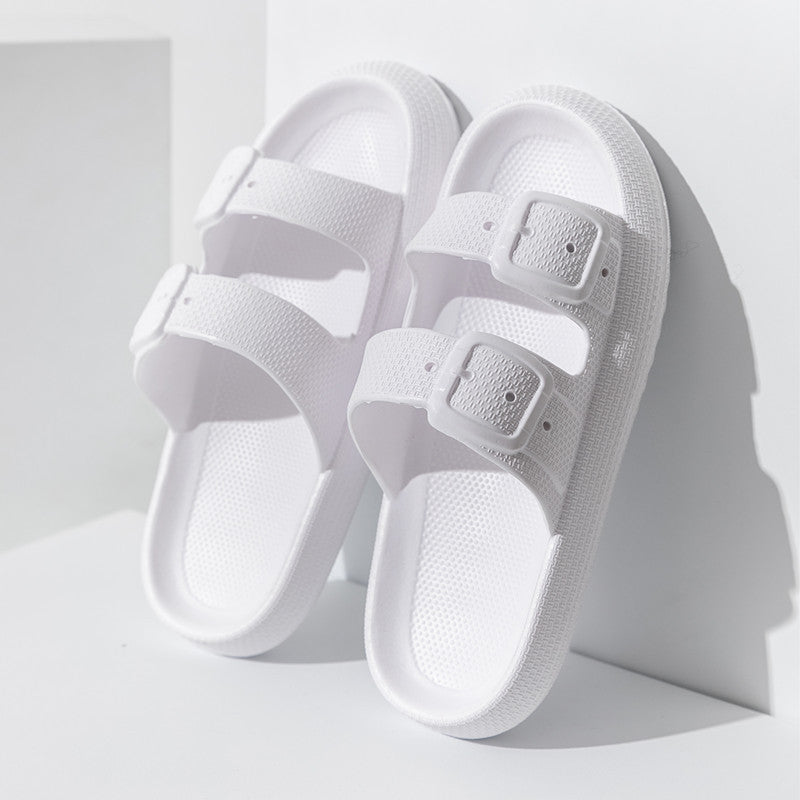 White The Original Cloud Sandals™ with dual straps, featuring a clean, minimalistic design and superior comfort