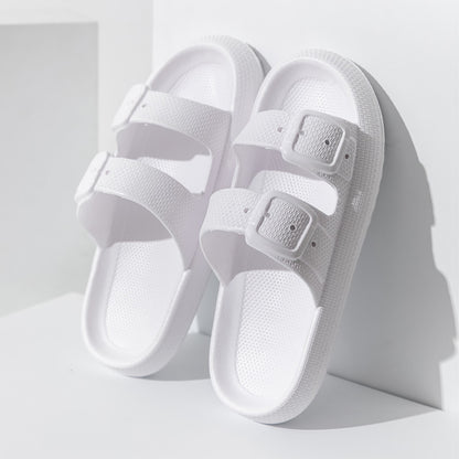 White The Original Cloud Sandals™ with dual straps, featuring a clean, minimalistic design and superior comfort